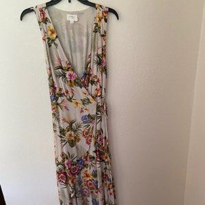 Everly Wrap Style Floral Dress